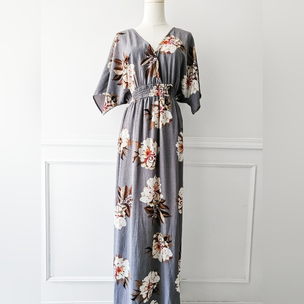 Umgee floral kimono maxi